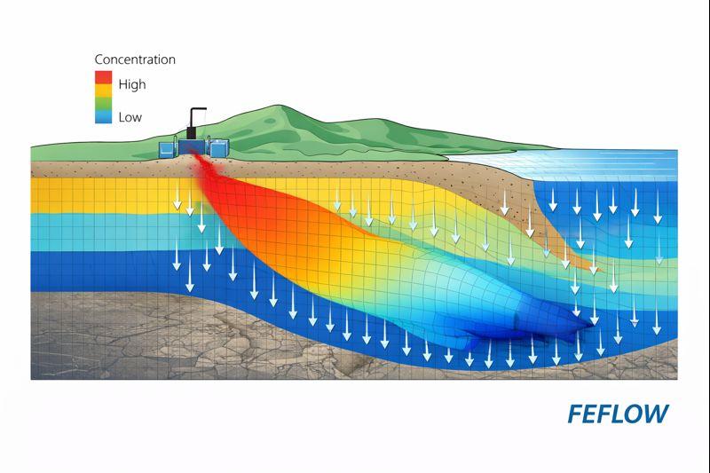 Original groundwater modelling illustration